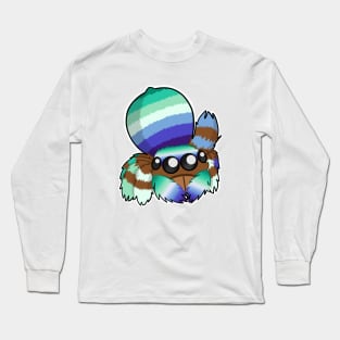 Gay Male Peacock Spider Long Sleeve T-Shirt